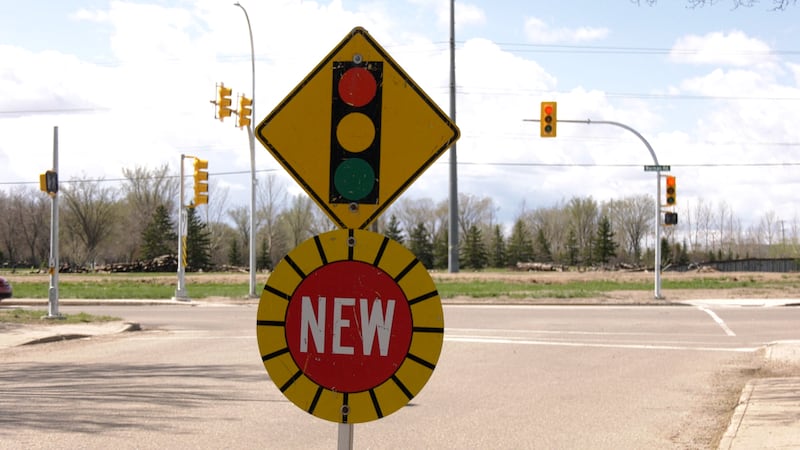 Get used to two new traffic lights on Warman Road