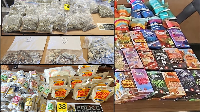 Magic mushrooms, weed, vapes seized from group allegedly selling to kids online
