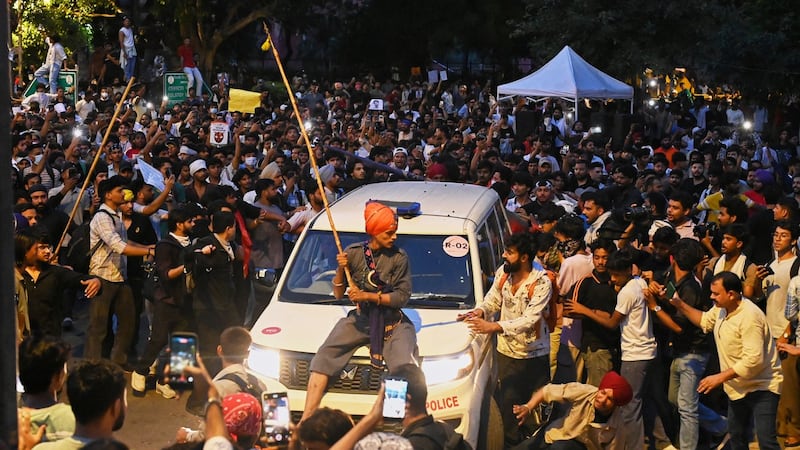 India protest movement holds capital sit-in as police crack down on demonstrators