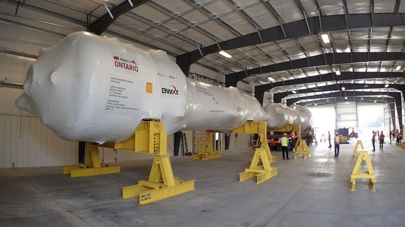 Steam Generator Rplacement The first of 32 new steam generators arrives at Bruce Power