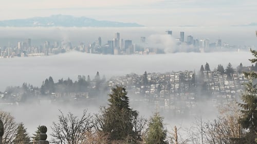 Fog descends on Metro Vancouver