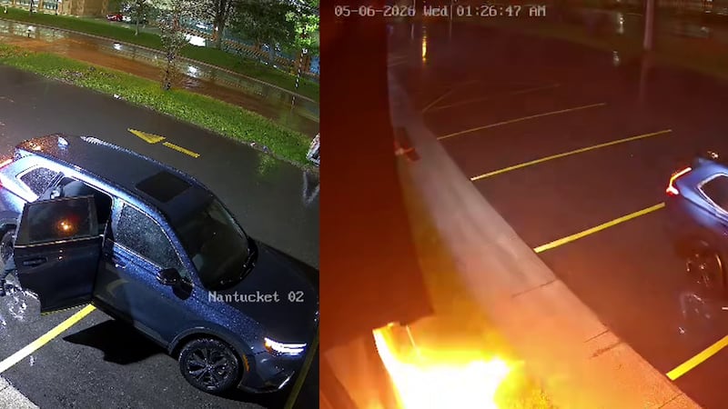 Video shows person setting Scarborough warehouse on fire—third incident involving FlooReno location