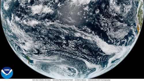 Nolo changes from a hurricane to a typhoon after crossing the international date line