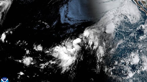 Tropical Storm Cristobal forms in the Atlantic and a Pacific system could threaten Hawaii