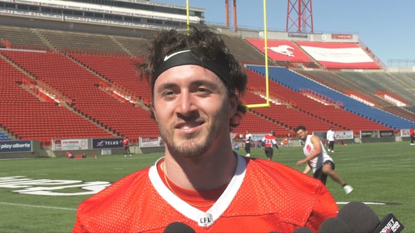 ‘It’s awesome to be back wearing the helmet’: Stampeder rookie Matt Sibley living out childhood dream