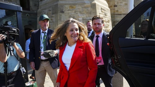 Canada must diversify trade away from the U.S. for security reasons: Freeland