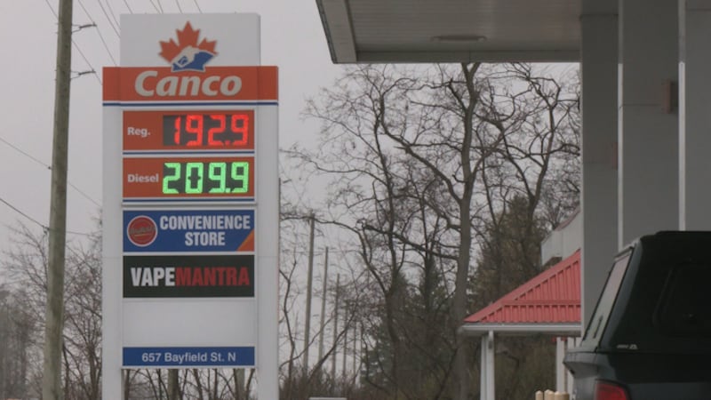 Gas creeps towards $2 a litre, Barrie motorists feeling pinch