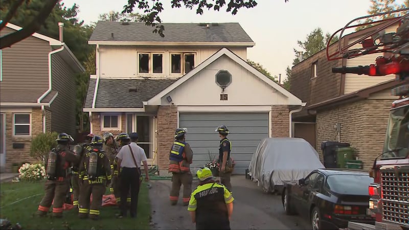 2-alarm Scarborough house fire sends 2 people to hospital