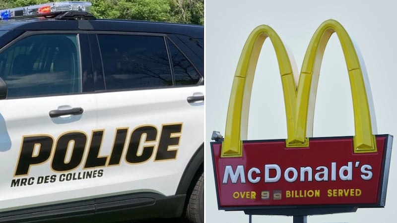Police say this frustrated McDonald's customer took matters into their own hands