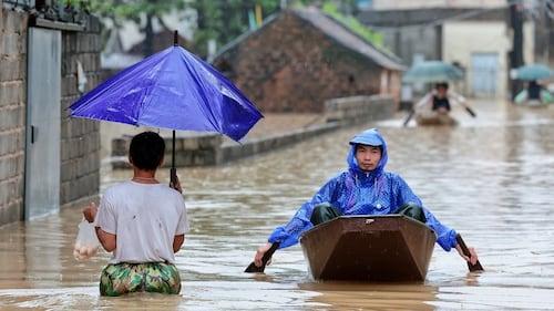 Heavy rain and floods in northern Vietnam submerge homes and disrupt economy