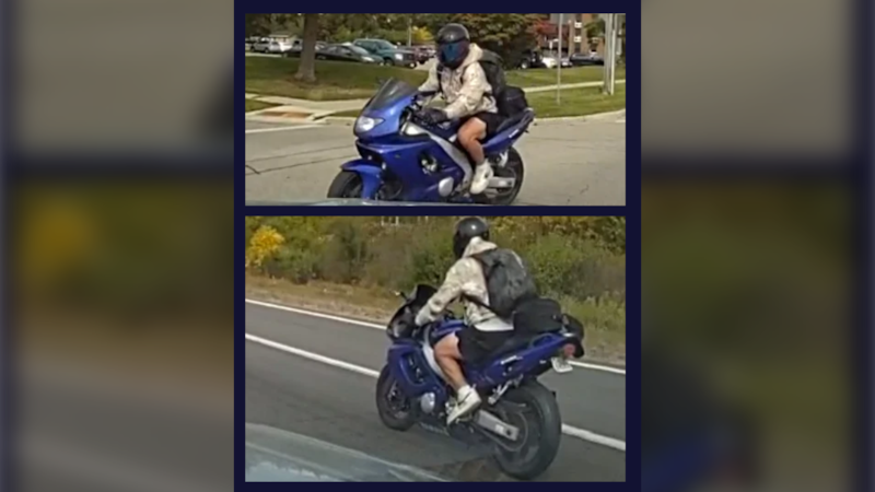 Guelph Police seek motorcyclist who fled traffic stop