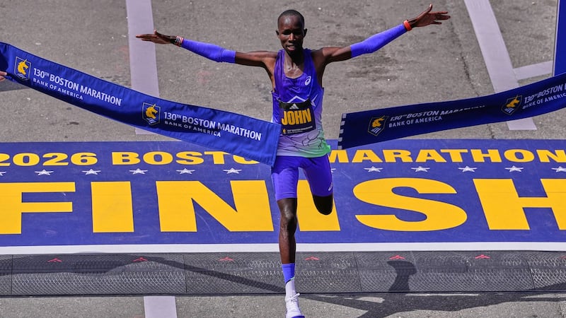 Defending champion John Korir breaks Boston Marathon record and Sharon Lokedi also repeats