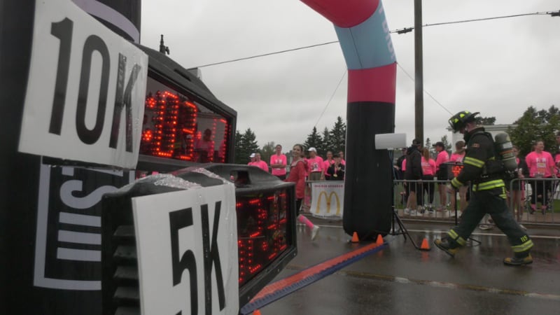 He wore 75 pounds of firefighting gear for a 5K. Here’s why