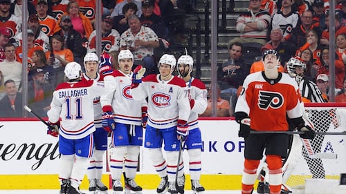 Michkov has a goal and 2 assists as the Flyers beat the Canadiens 4-2