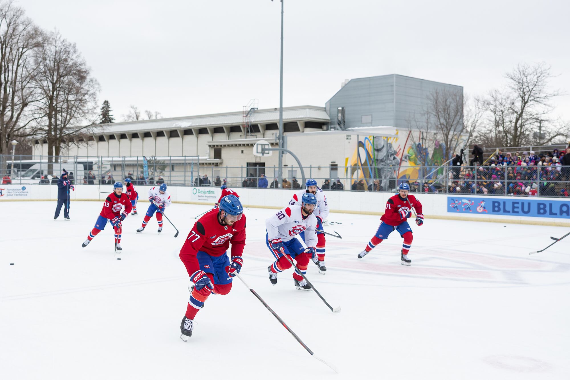 Montreal Rinks IN PHOTOS: Montreal Canadiens take practice to outdoor rink – CTVNews