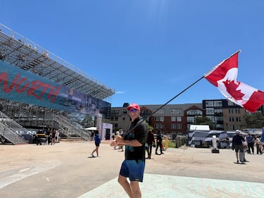 Fans at the 2026 Canada Sail Grand Prix in Halifax. (Callum Smith/CTV News)