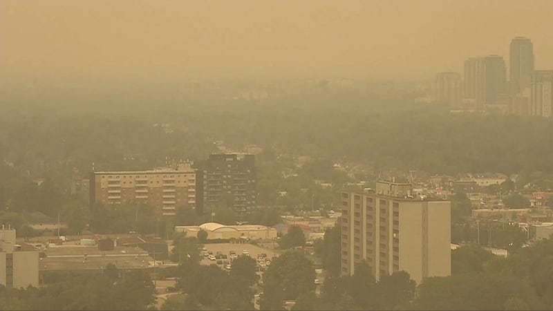 Another smoky day with poor air quality, but relief will be here soon