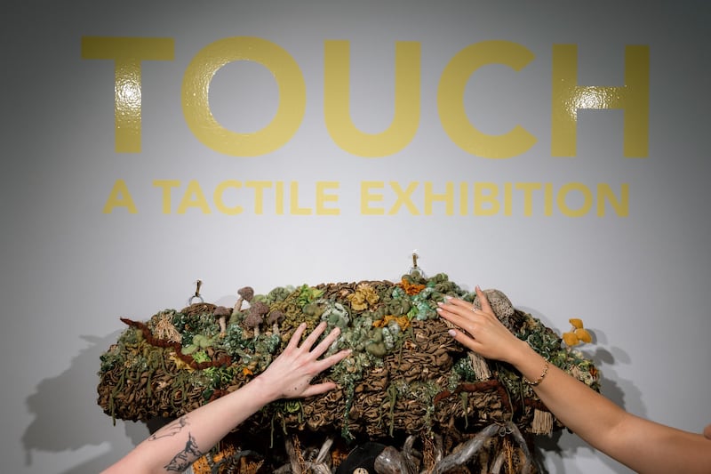 Fredericton art exhibit encourages attendees to touch the pieces