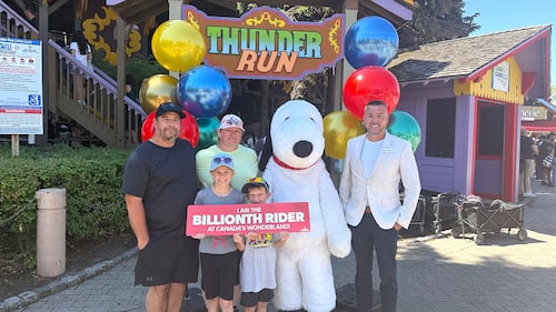 Canada’s Wonderland welcomes billionth rider