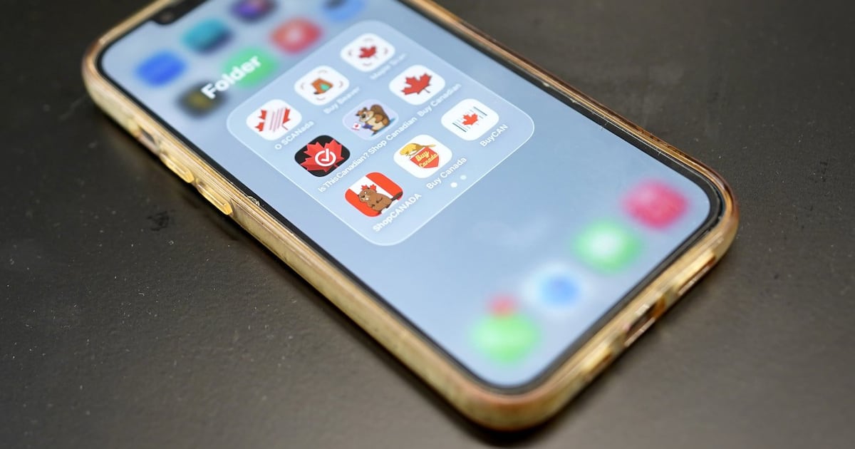 Apps zum Kauf kanadischer Produkte sind online explosionsartig aufgetaucht ...