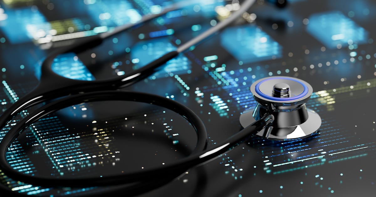 AI and healthcare concept