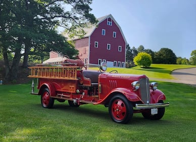 The Kentville Volunteer Fire Department's antique 1935 fire truck is pictured. (Courtesy of the Kentville Volunteer Fire Department)