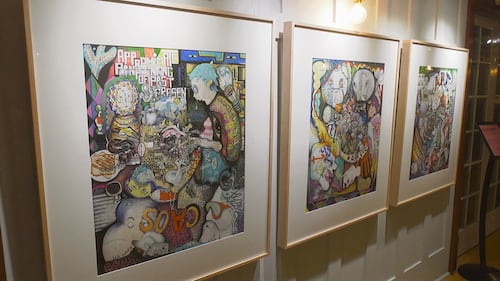 Lougheed House is showcasing the work of 14 local artists through an exhibit called 'Mapping History: The Calgary Atlas Project.'