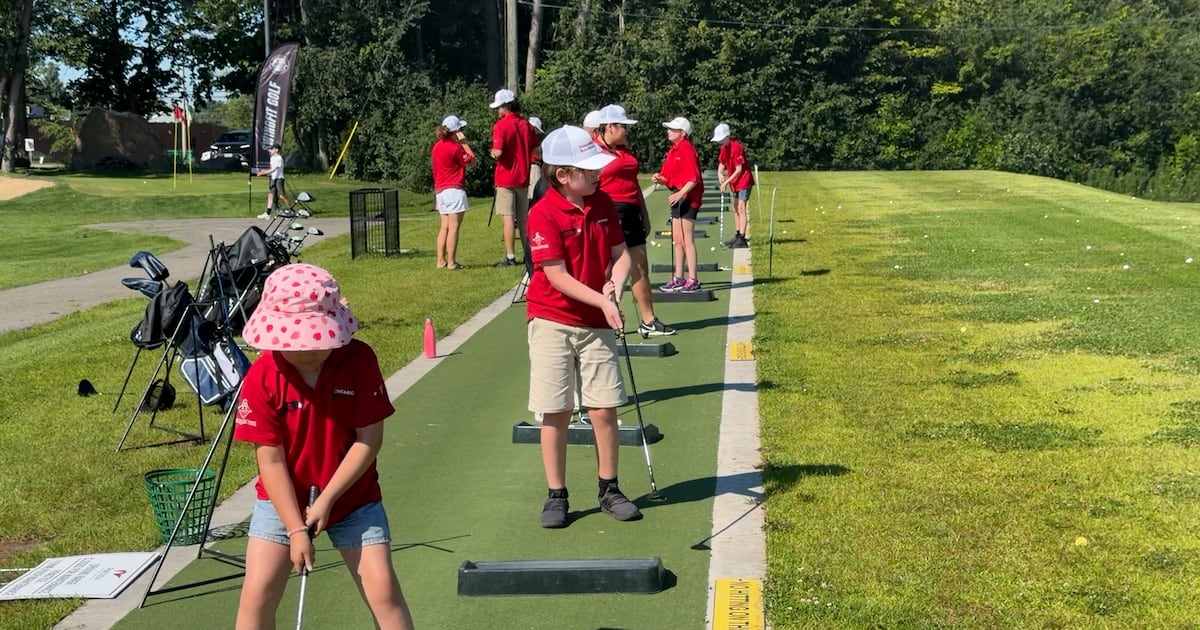 Visually impaired youth golfers learn the ‘feel' of the game