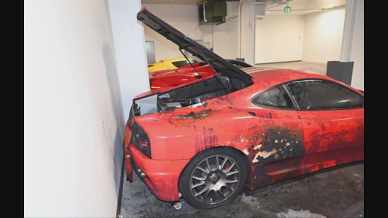 Surveillance footage captures explosion at Ferrari Quebec dealership