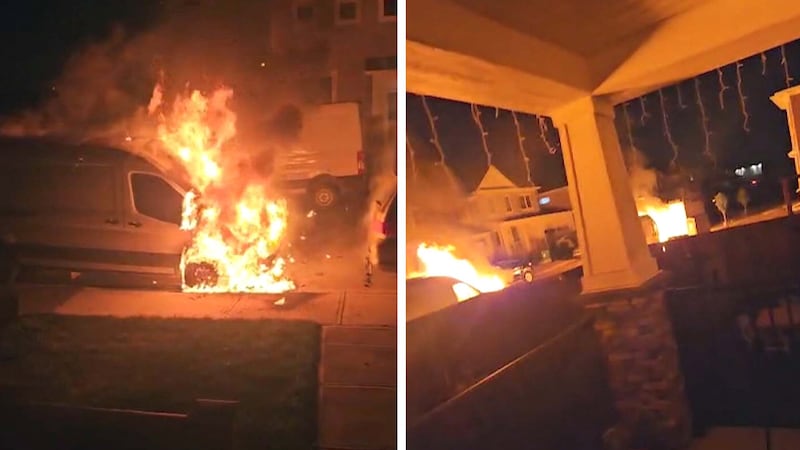 ‘The car exploded’: 5 vehicles damaged in northeast Calgary fire