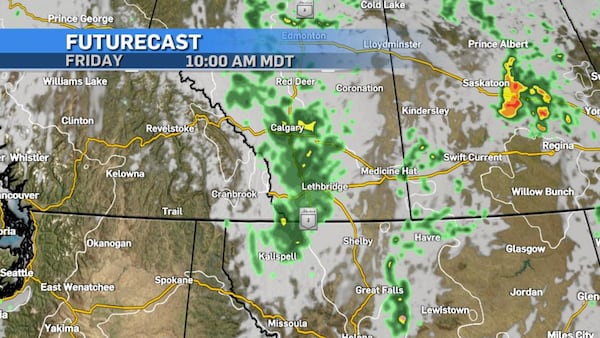 Keep the umbrella handy: Alberta braces for wet-weather wallop