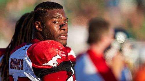 Veteran defensive lineman Charleston Hughes named to Canadian Football Hall of Fame