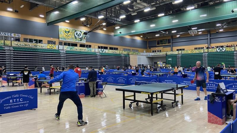 Long-running table tennis championship returns to Edmonton