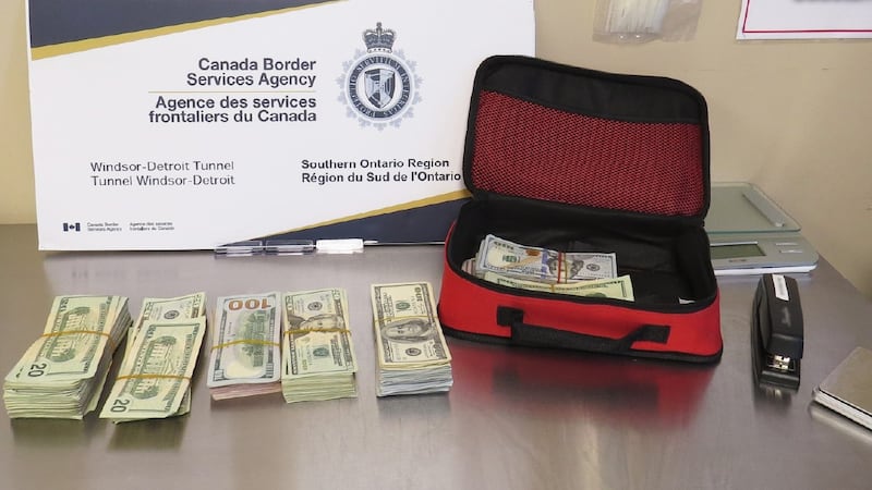 $35,000 seized in U.S. cash at Windsor-Detroit Tunnel