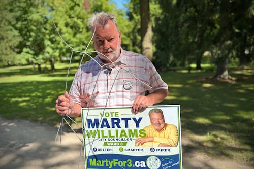 Guelph municipal candidates face election sign vandalism, theft