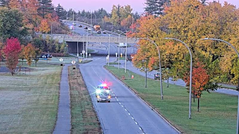 Pedestrian struck by a vehicle on Riverside Drive