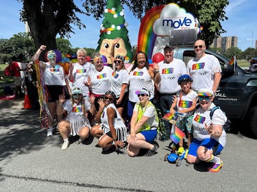Move100 takes part in the 2026 Halifax Pride Parade. (CTV/Jesse Thomas)