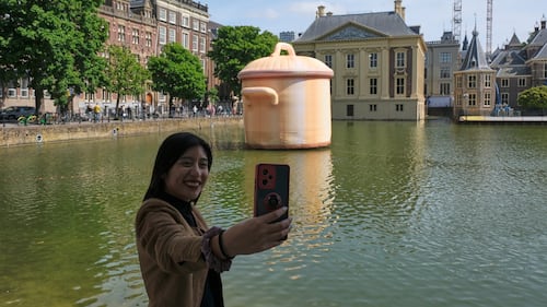 Giant inflatable artworks have taken over The Hague