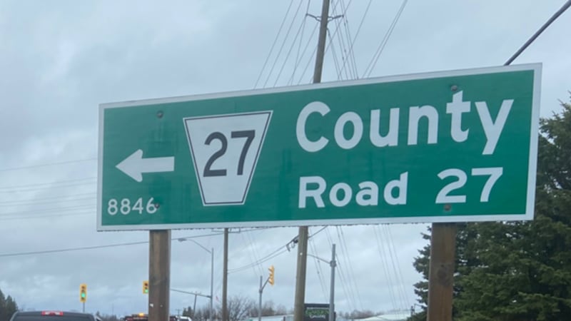 Crash involving motorcycle shuts down County Road 27