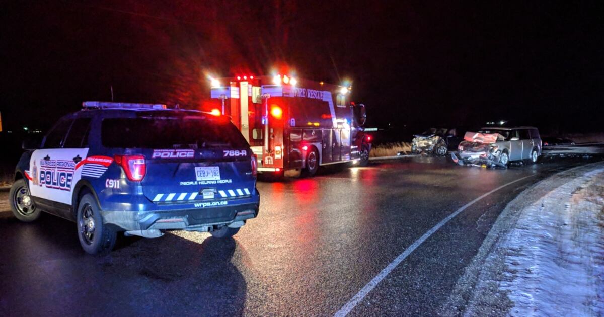 Driver hospitalized after 2-vehicle crash near Elmira