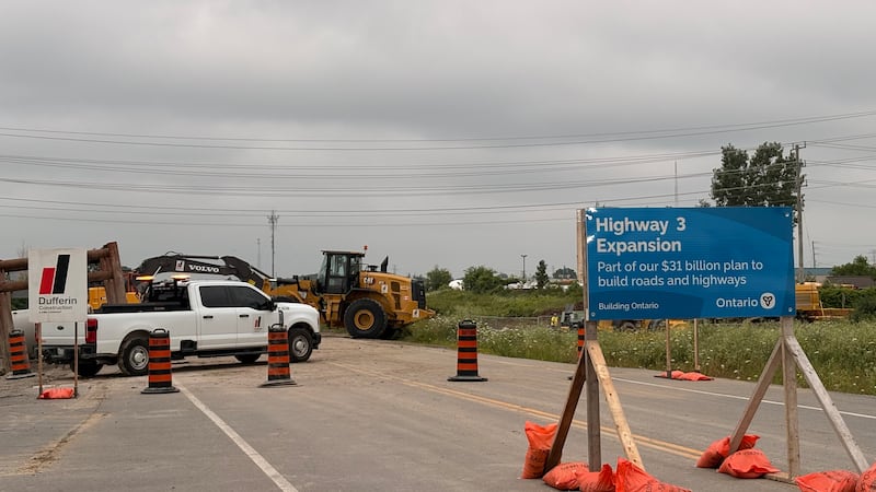 Highway 3 expansion begins in St. Thomas to support Volkswagen battery plant