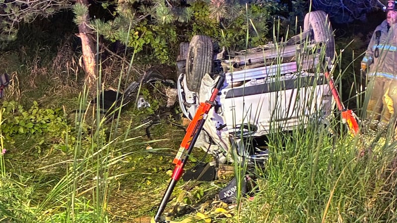 Teenage driver in serious condition after crashing into ditch