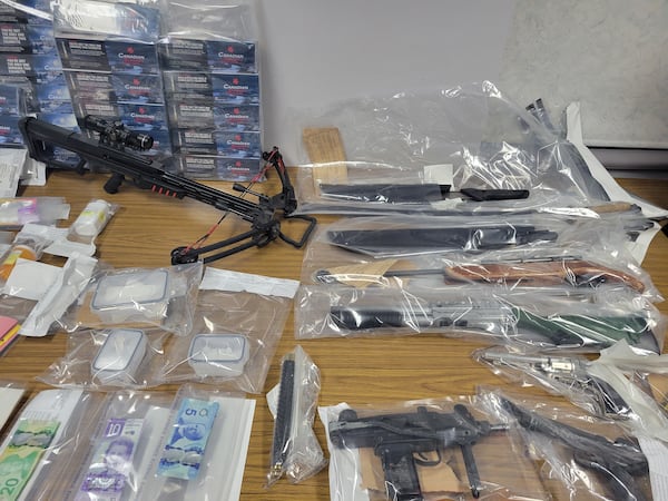 Crossbow, throwing star seized north of Edmonton after firearm incident