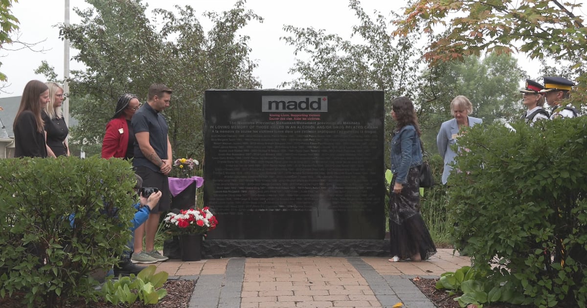 New Name Added to Manitoba Memorial for Impaired Driving Victims