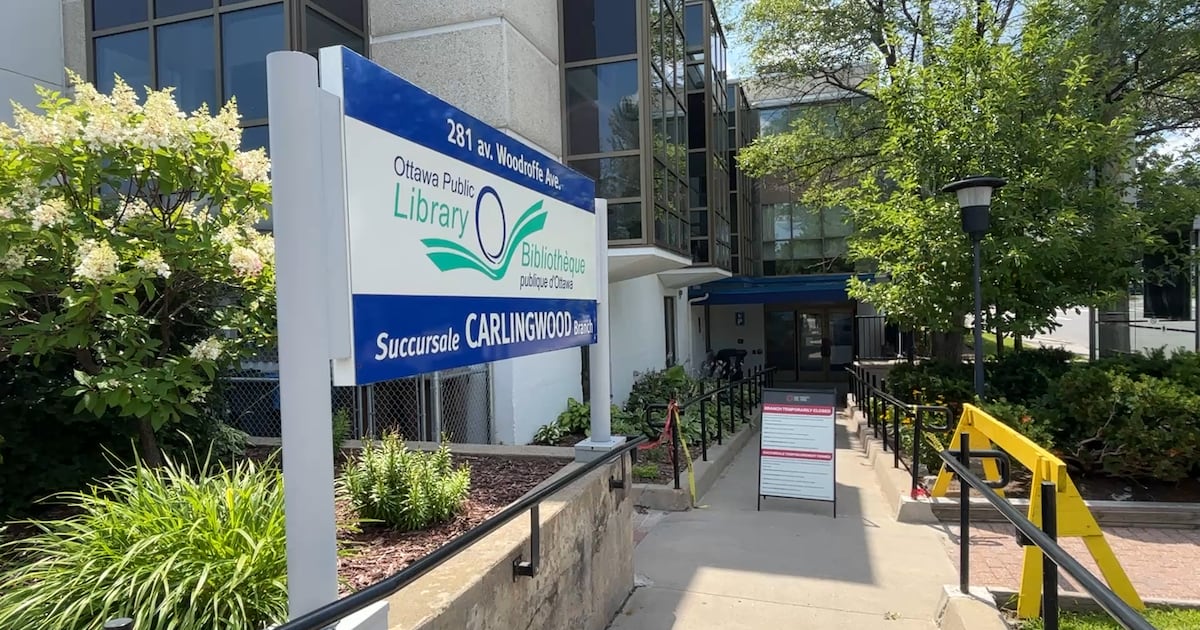 Carlingwood library repairs may keep branch closed until mid-September, councillor says