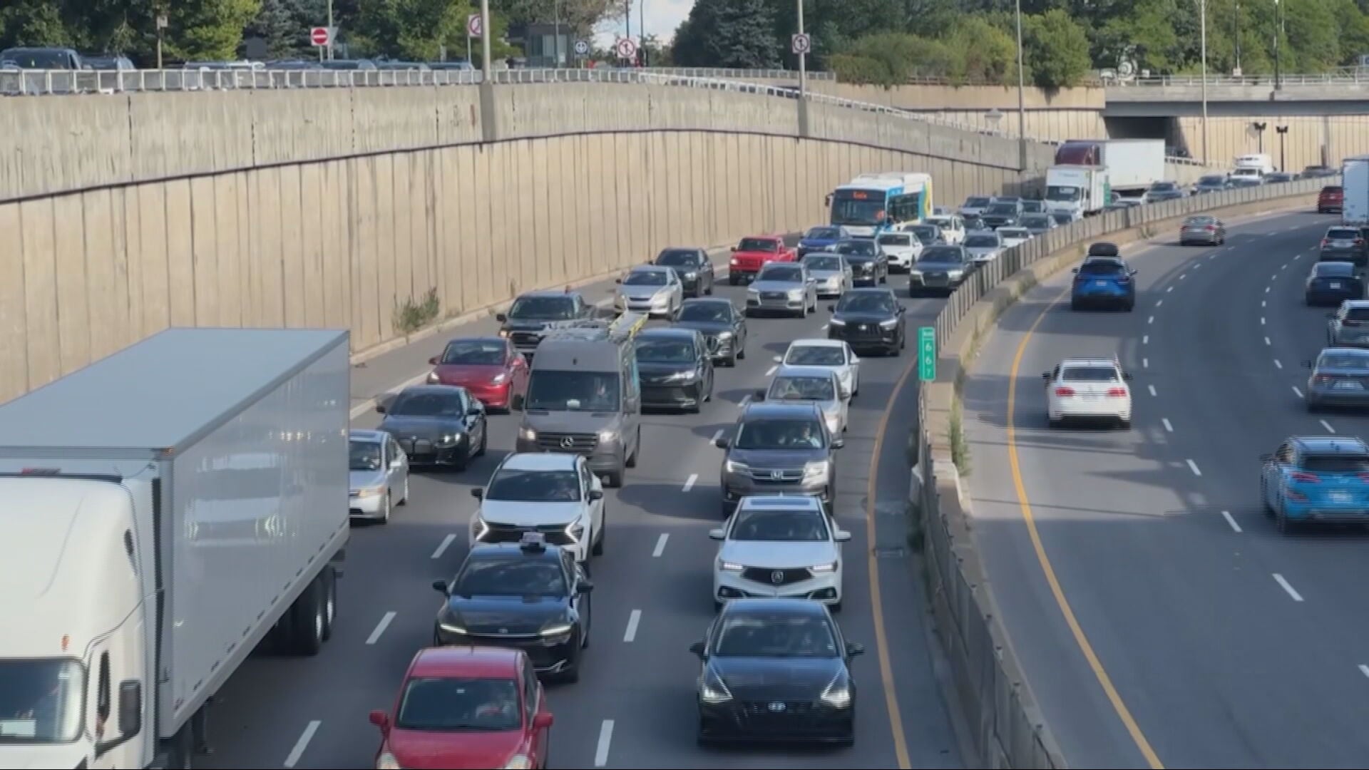 Décarie southbound is closed this weekend: expect ‘major’ disruptions, MTQ