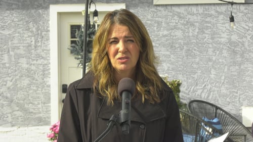 Danielle Smith pushes back against accusations of provincial overreach in municipal politics