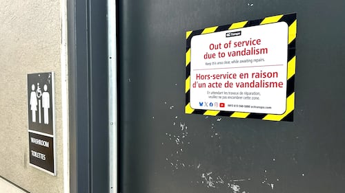 Vandalism, unsafe needles lead to closure of washrooms at O-Train Line 1 stations