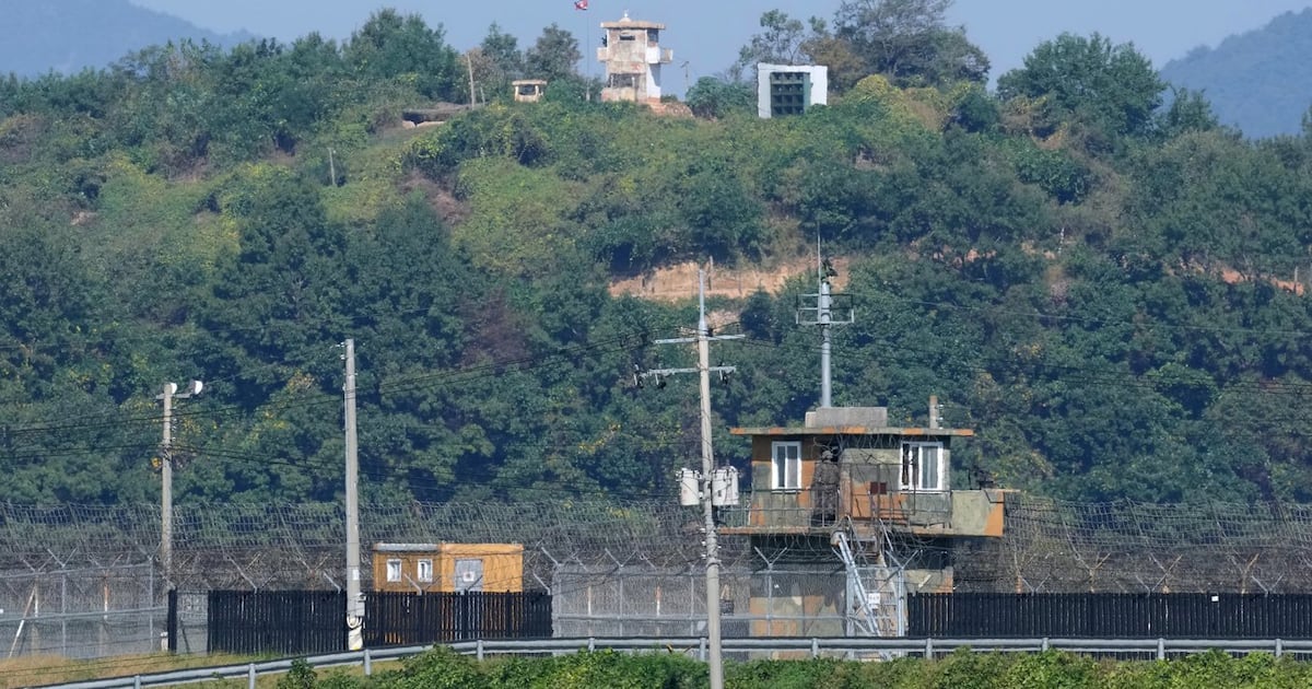 North Korea test-fires missile as tensions grow over border mine blasts