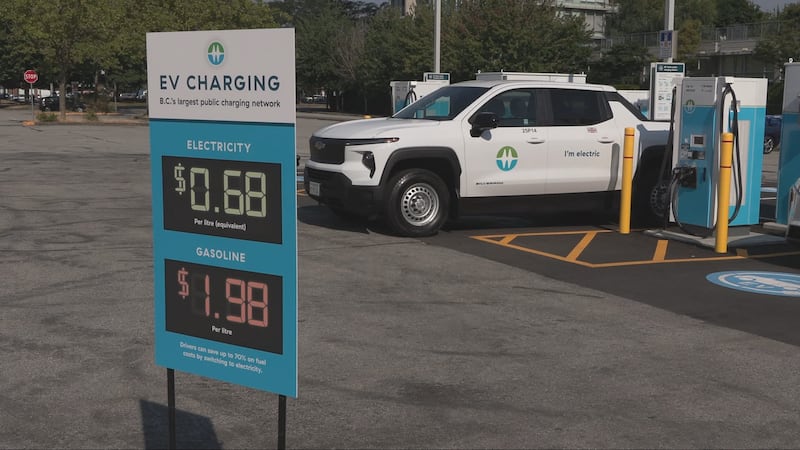 New EV charging network in B.C. aims to reduce range anxiety